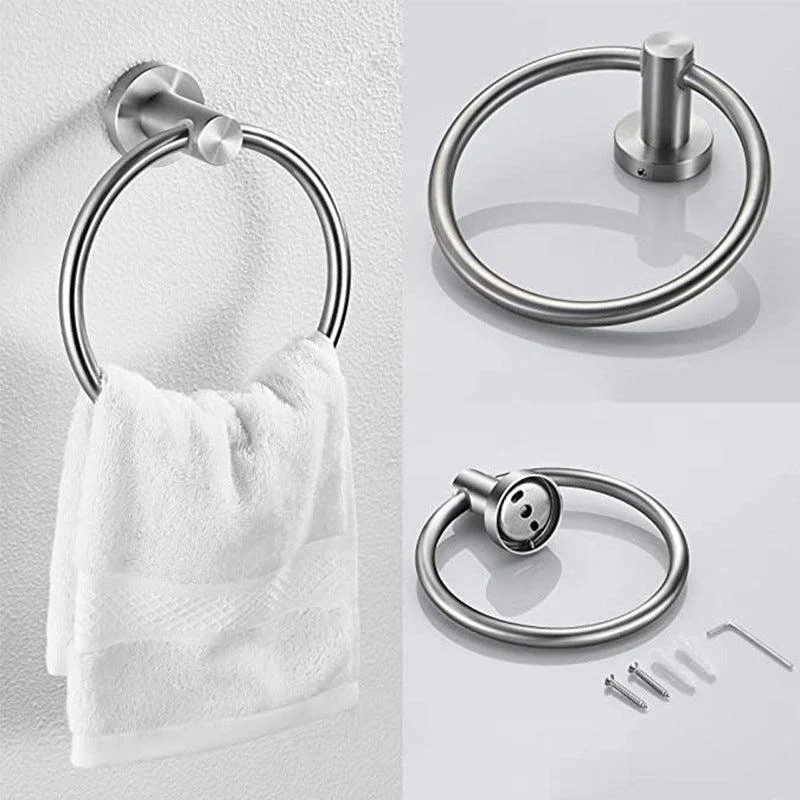 Traditional Bathroom Hardware Accessory Kit Towel Ring/Robe Hooks/ Towel Bar -Bathlova