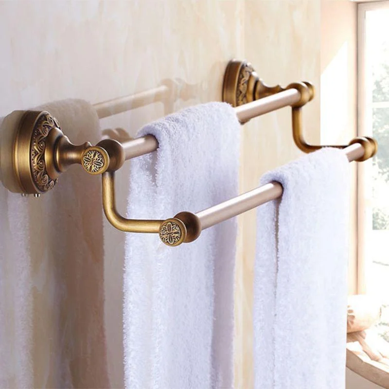 Traditional Brass Bathroom Accessory Set Brushed Bronze Bathroom Set -Bathlova