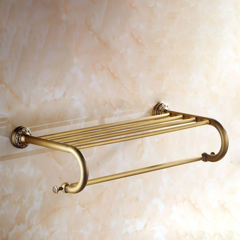 Traditional Brass Bathroom Accessory Set Brushed Bronze Bathroom Set -Bathlova