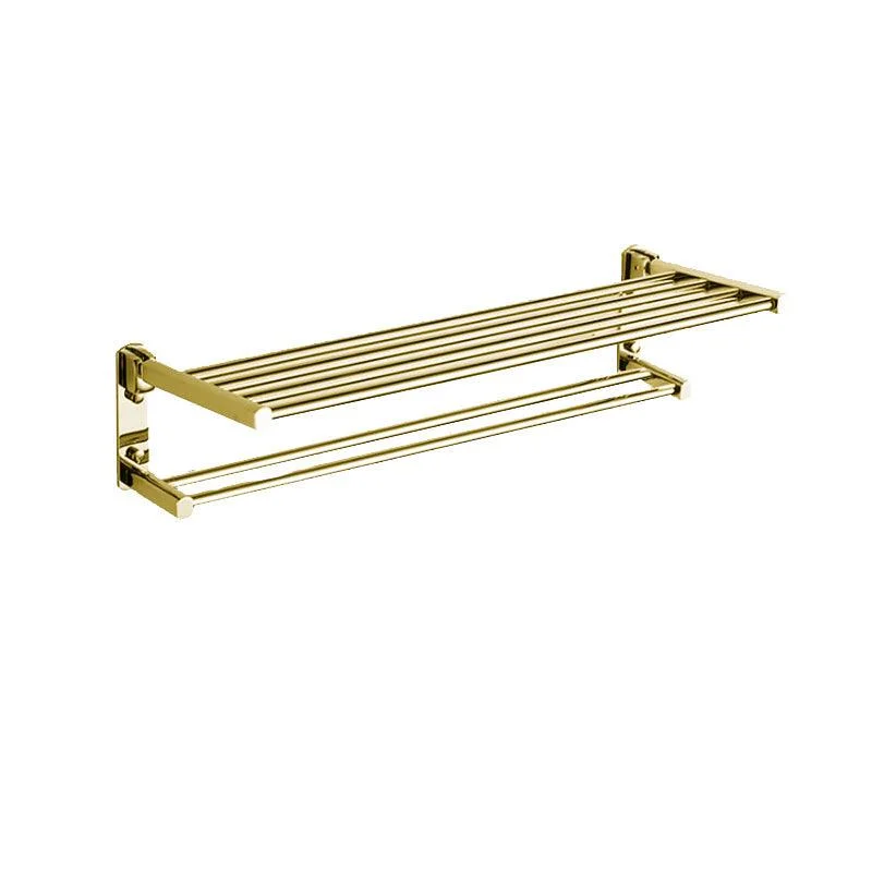 Traditional Brass Bathroom Accessory Set Polished Metal Bathroom Hardware -Bathlova