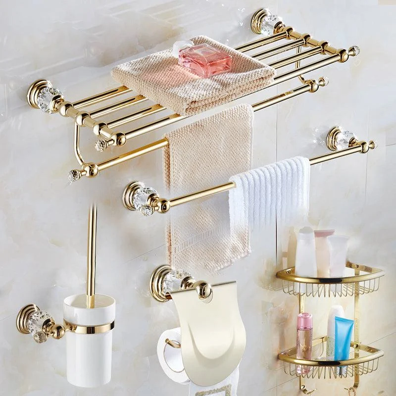 Traditional Brass Metal Bathroom Accessory As Individual Or As a Set -Bathlova