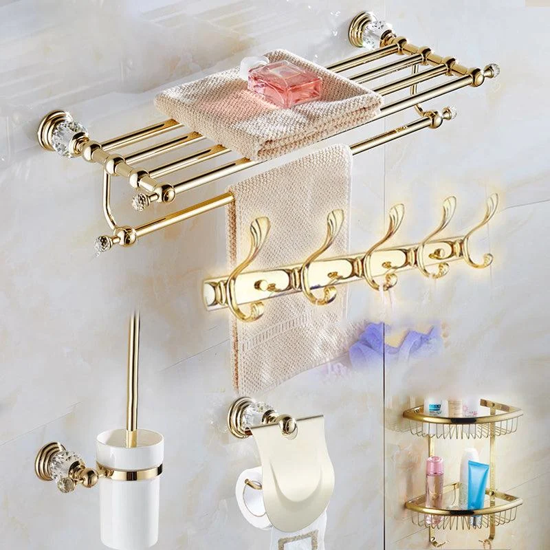 Traditional Brass Metal Bathroom Accessory As Individual Or As a Set -Bathlova