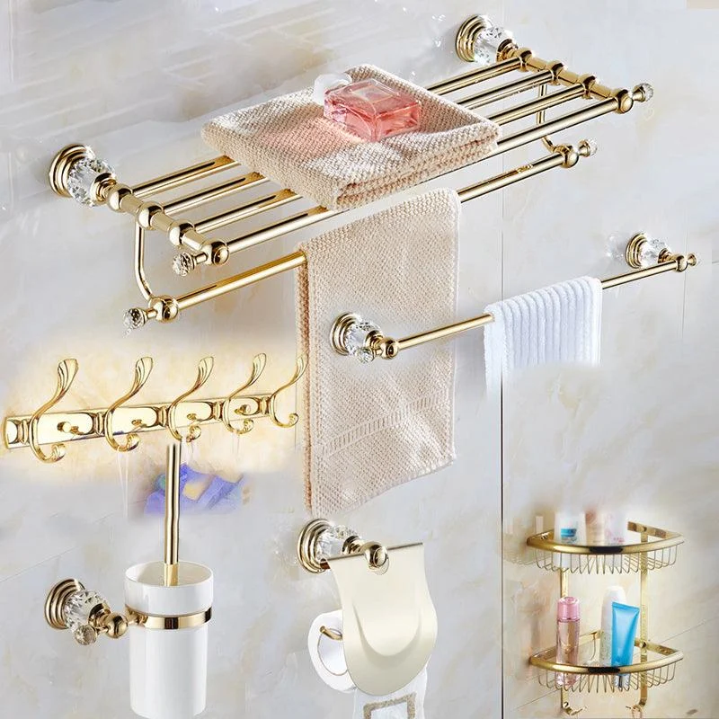 Traditional Brass Metal Bathroom Accessory As Individual Or As a Set -Bathlova