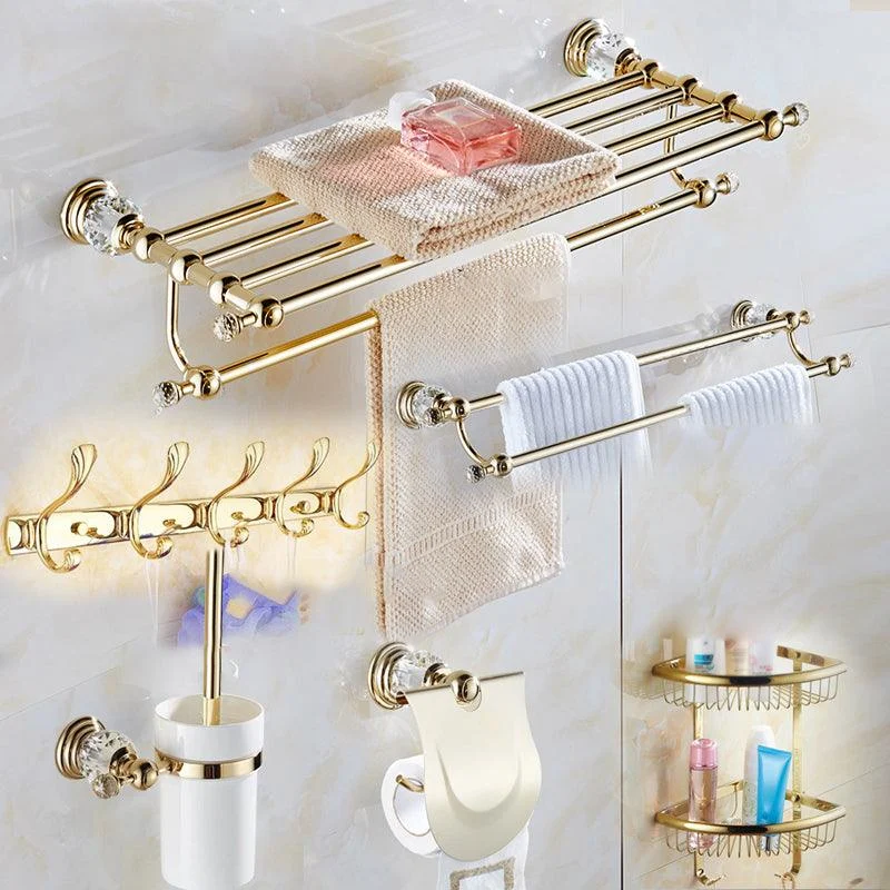 Traditional Brass Metal Bathroom Accessory As Individual Or As a Set -Bathlova