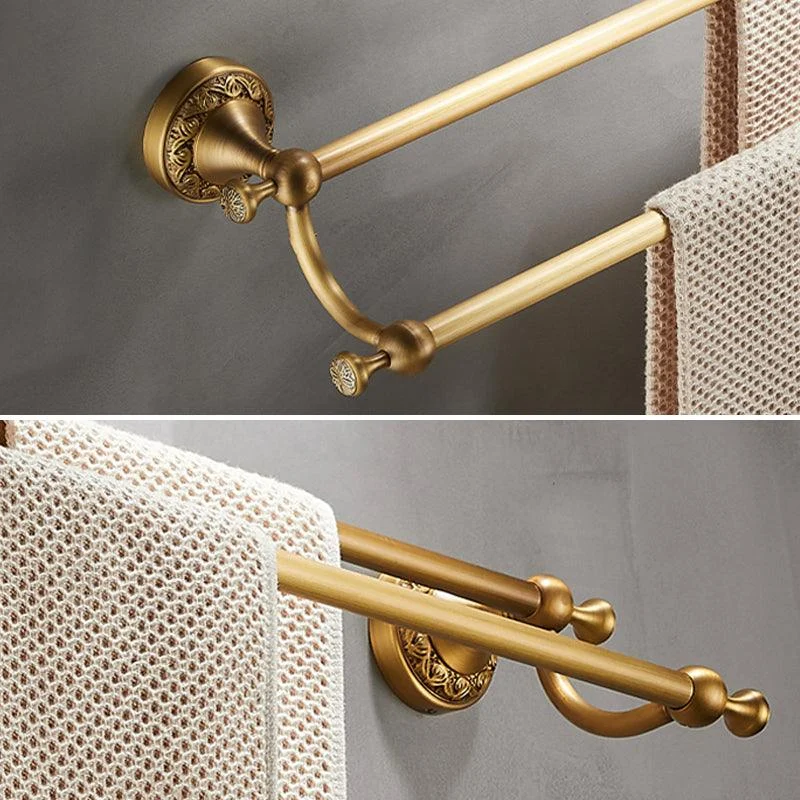 Traditional Brushed Brass Bathroom Accessory As Individual Or As a Set -Bathlova