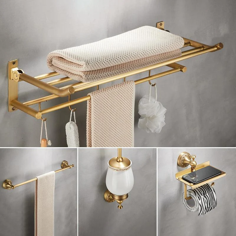 Traditional Brushed Brass Bathroom Accessory As Individual Or As a Set -Bathlova