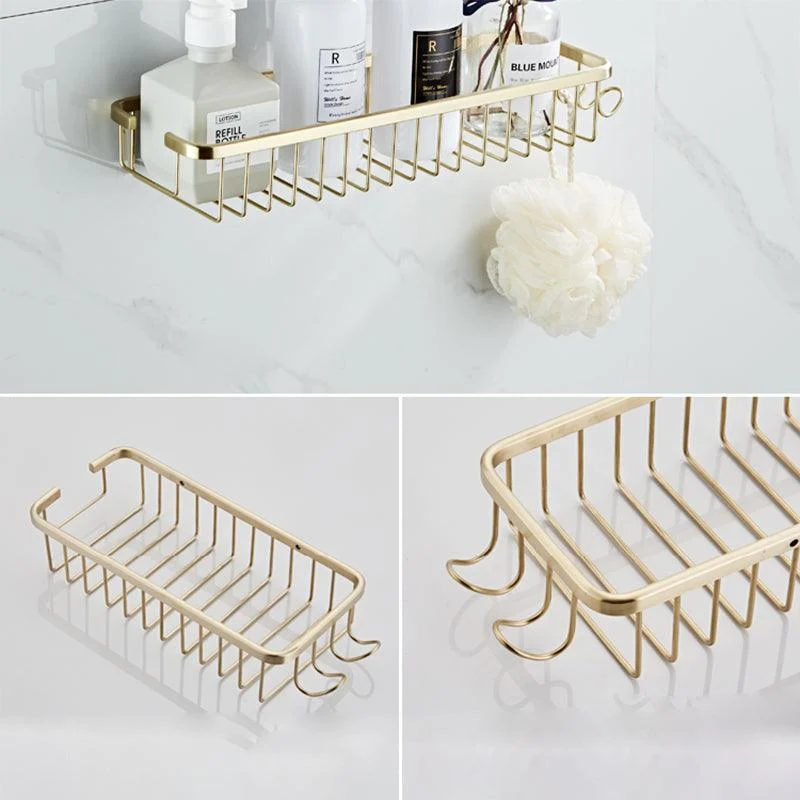 Traditional Brushed Brass Bathroom Accessory As Individual Or As a Set in Metal -Bathlova