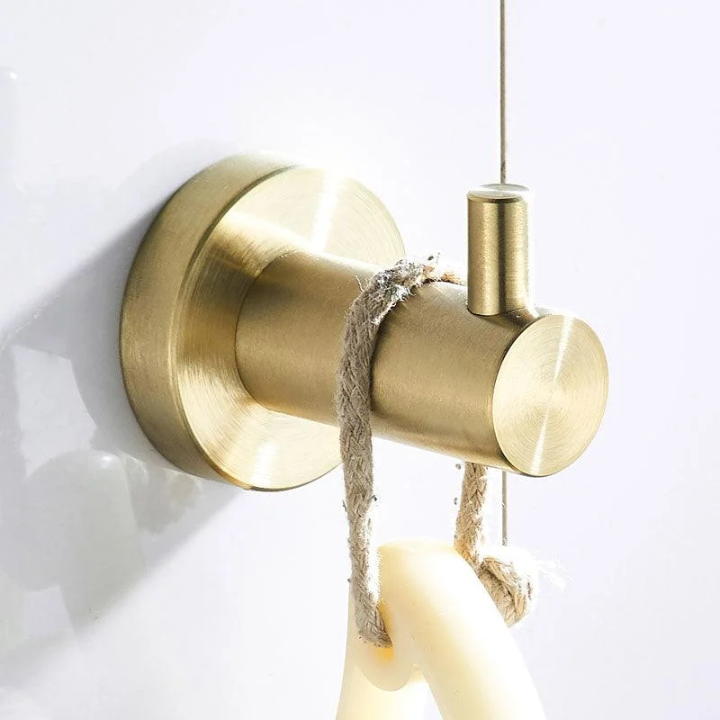 Traditional Brushed Brass Bathroom Accessory As Individual Or As a Set in Metal -Bathlova