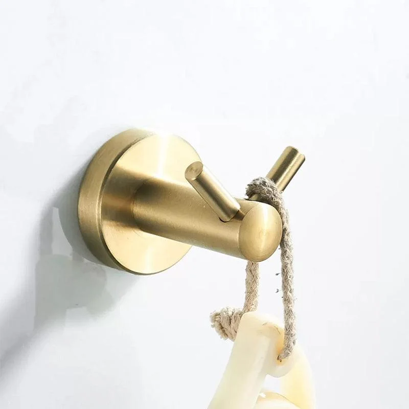 Traditional Brushed Brass Bathroom Accessory As Individual Or As a Set in Metal -Bathlova