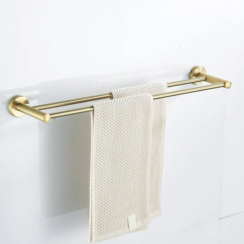 Traditional Brushed Brass Bathroom Accessory As Individual Or As a Set in Metal -Bathlova