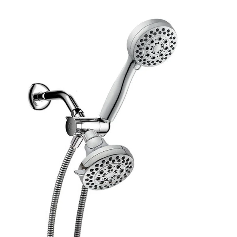 Traditional Dual Shower Heads Home Metal Round Shape Dual Shower -Bathlova