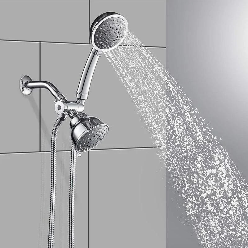 Traditional Dual Shower Heads Home Metal Round Shape Dual Shower -Bathlova