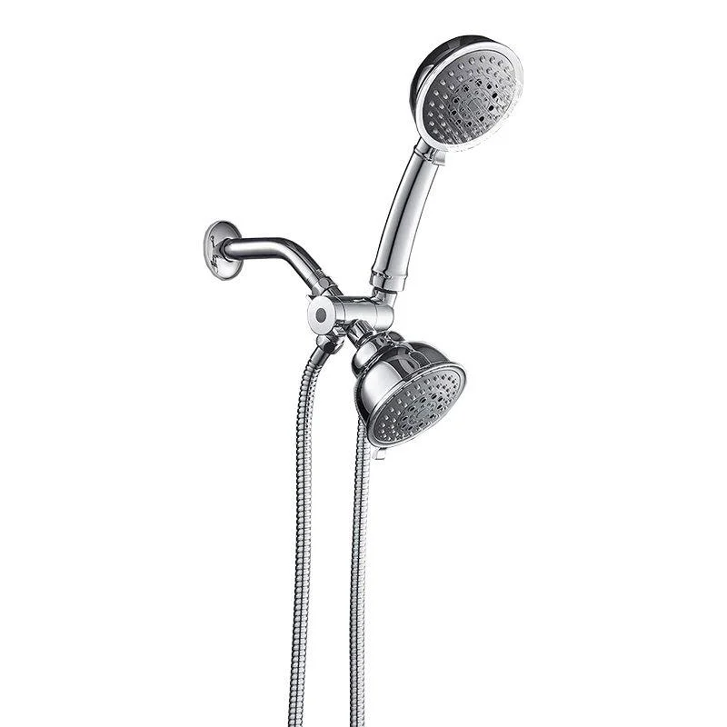 Traditional Dual Shower Heads Home Metal Round Shape Dual Shower -Bathlova