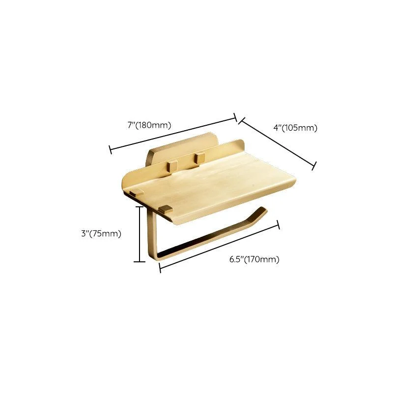 Traditional Golden Bath Hardware Set Brass Bathroom Accessory Kit -Bathlova