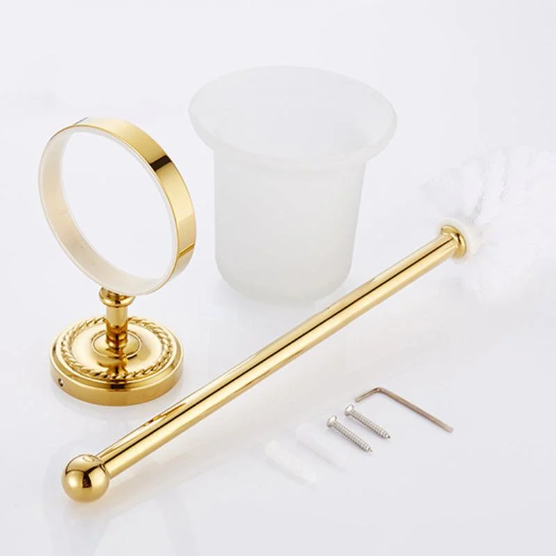 Traditional Golden Bath Hardware Set Copper Bathroom Accessory Kit -Bathlova