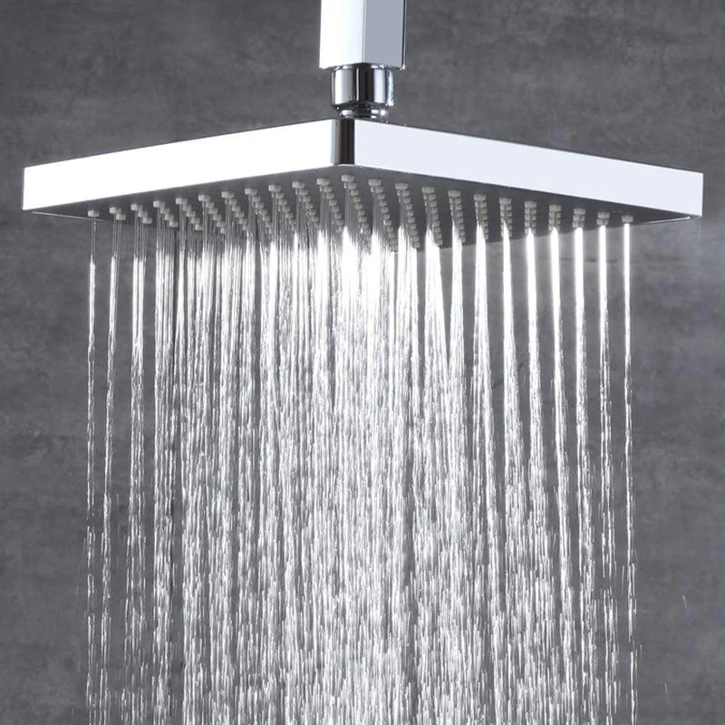 Traditional Metal Fixed Shower Head Ceiling Mounted Square Fixed Shower Head -Bathlova