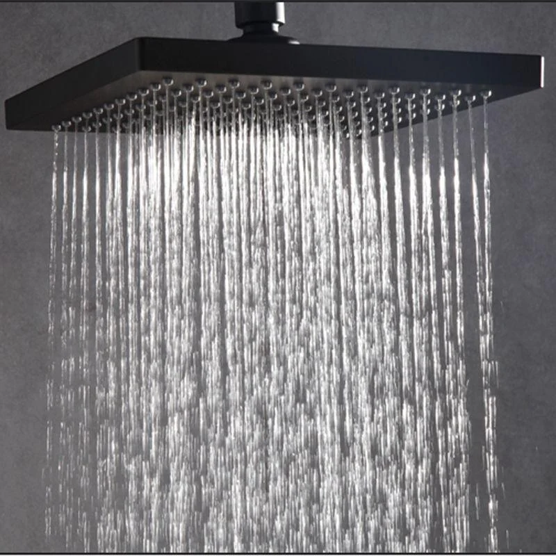 Traditional Metal Fixed Shower Head Ceiling Mounted Square Fixed Shower Head -Bathlova