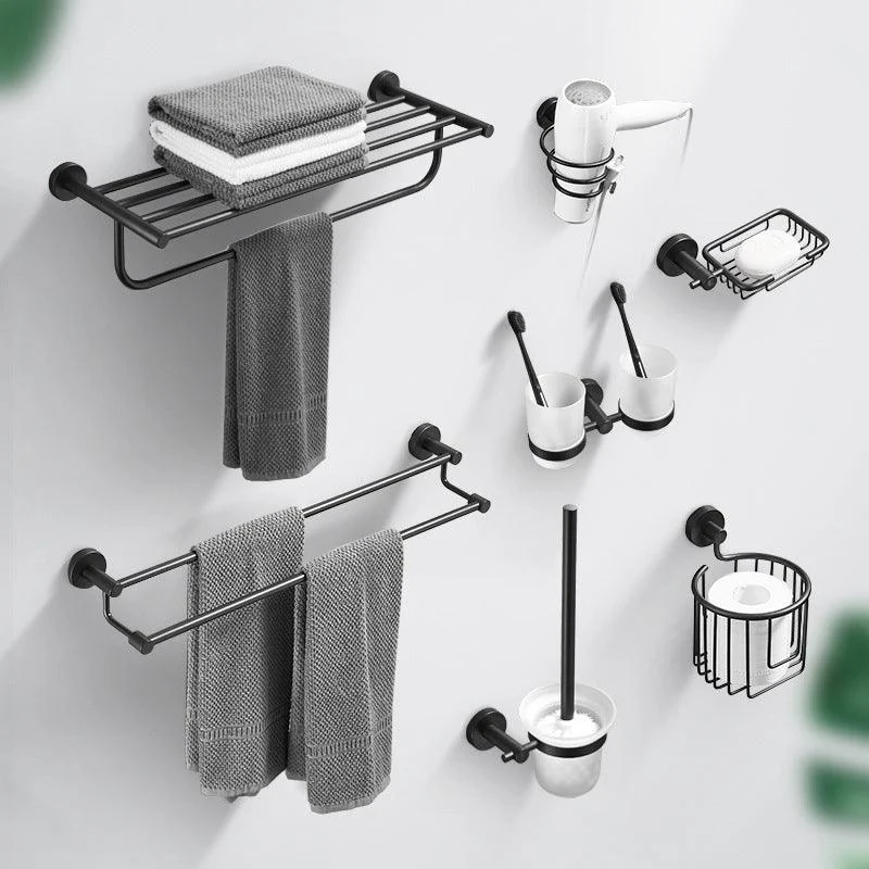 Traditional Stainless Steel Bath Hardware Set Bathroom Accessory Kit -Bathlova