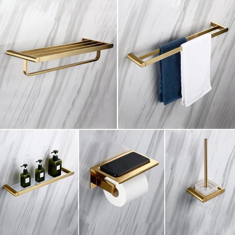 Traditional Style Brass Bathroom Accessory as Individual or as a Set in Metal -Bathlova