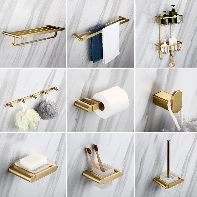 Traditional Style Brass Bathroom Accessory as Individual or as a Set in Metal -Bathlova