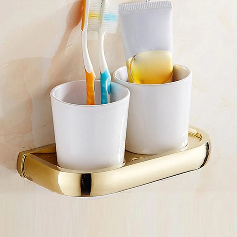 Traditional Style Golden Bathroom Accessory as Individual or as a Set -Bathlova