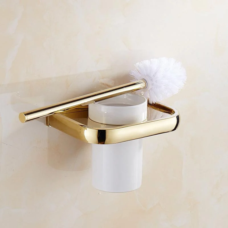 Traditional Style Golden Bathroom Accessory as Individual or as a Set -Bathlova