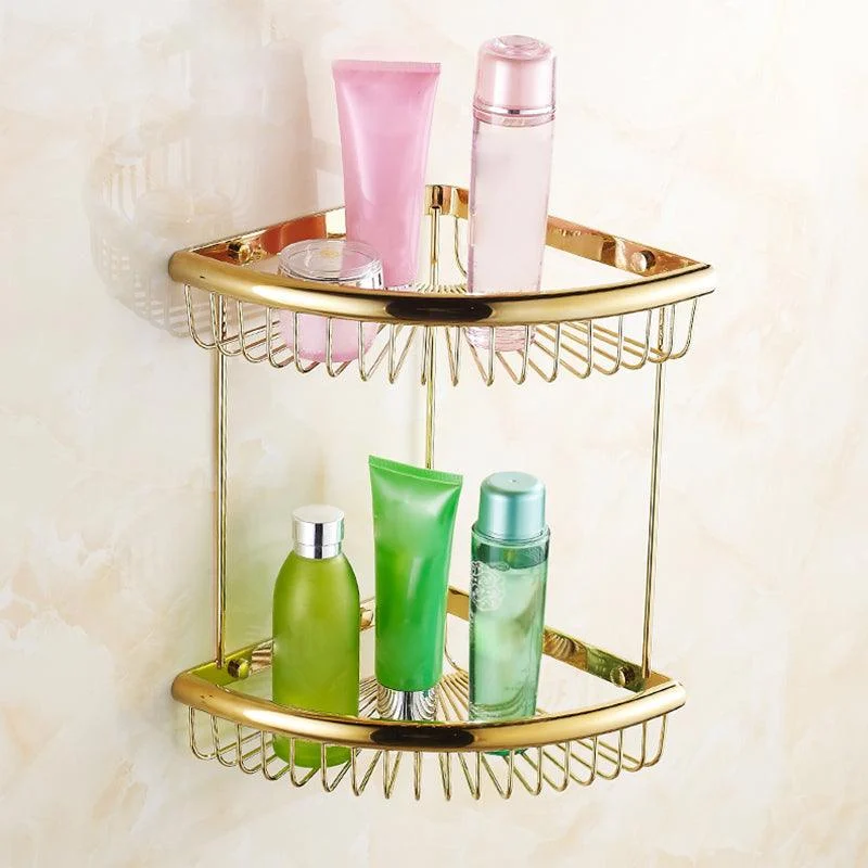 Traditional Style Golden Bathroom Accessory as Individual or as a Set -Bathlova