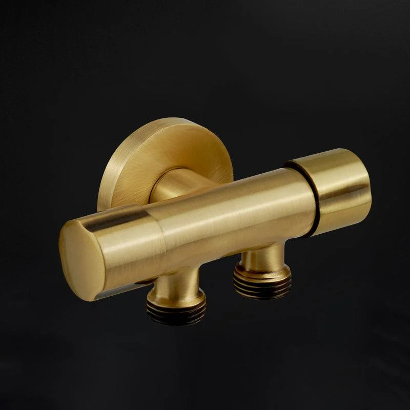 Traditional Style Shower Head in Brass Single Spray Wall-Mount Showerhead -Bathlova