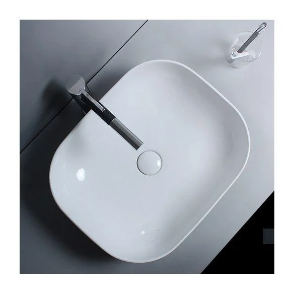 Traditional Vessel Bathroom Sink Porcelain with Tap Basin Sink -Bathlova