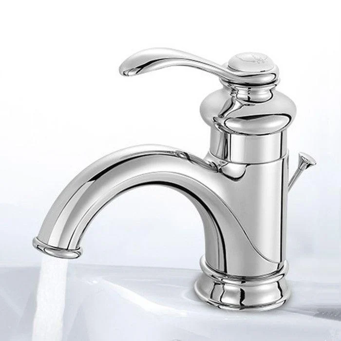 Traditional Wide Spread Bathroom Tap 1 Lever Handles Lavatory Tap -Bathlova