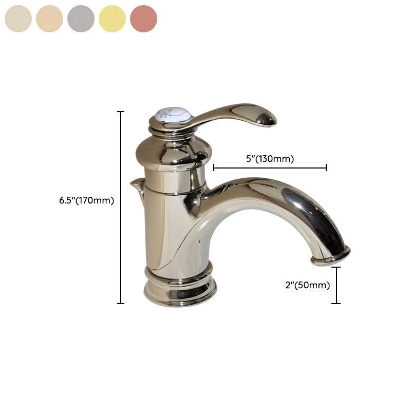 Traditional Wide Spread Bathroom Tap 1 Lever Handles Lavatory Tap -Bathlova