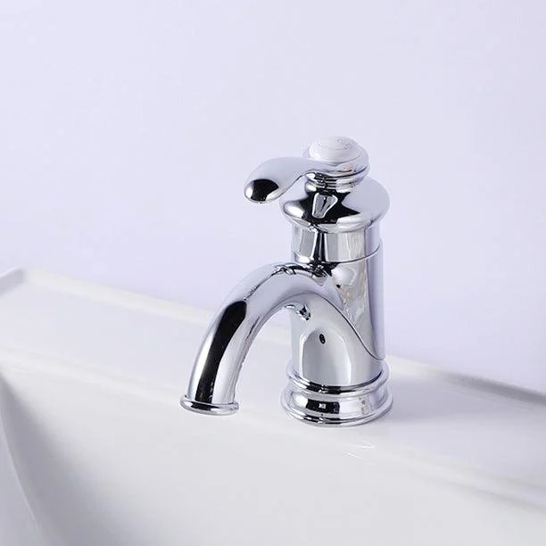 Traditional Wide Spread Bathroom Tap 1 Lever Handles Lavatory Tap -Bathlova