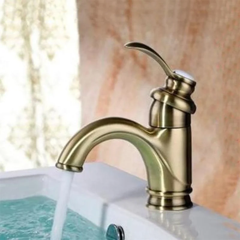 Traditional Wide Spread Bathroom Tap 1 Lever Handles Lavatory Tap -Bathlova