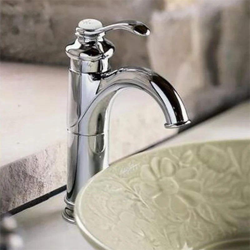 Traditional Wide Spread Bathroom Tap 1 Lever Handles Lavatory Tap -Bathlova