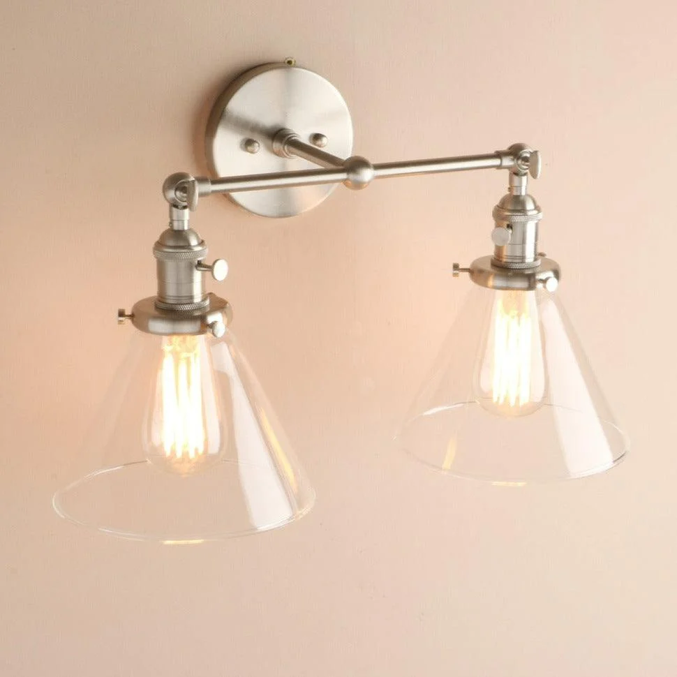 Two-Bulb Finley Vintage Wall Sconce -Bathlova