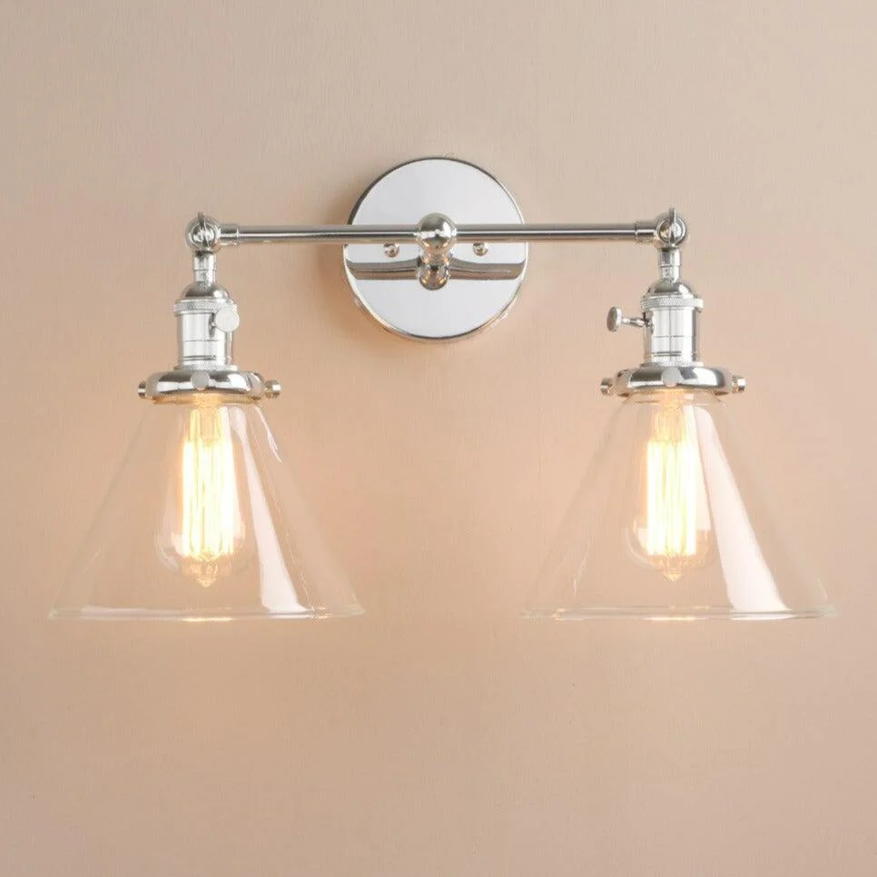 Two-Bulb Finley Vintage Wall Sconce -Bathlova