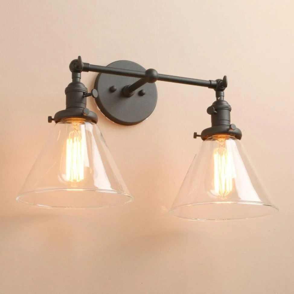 Two-Bulb Finley Vintage Wall Sconce -Bathlova