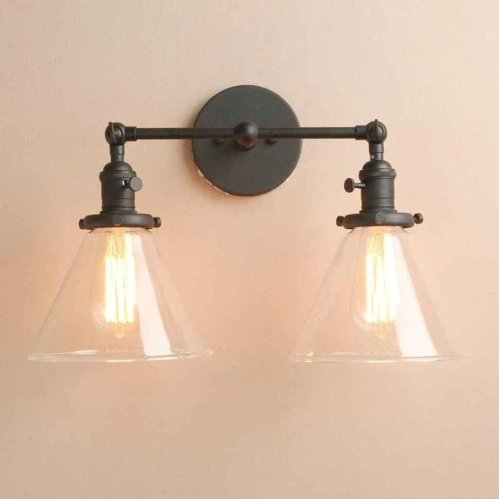 Two-Bulb Finley Vintage Wall Sconce -Bathlova