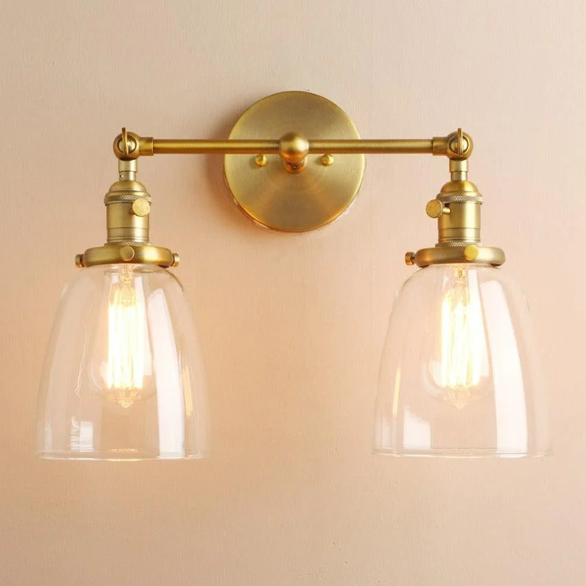 Two-Bulb Sedona Vintage Wall Sconce -Bathlova