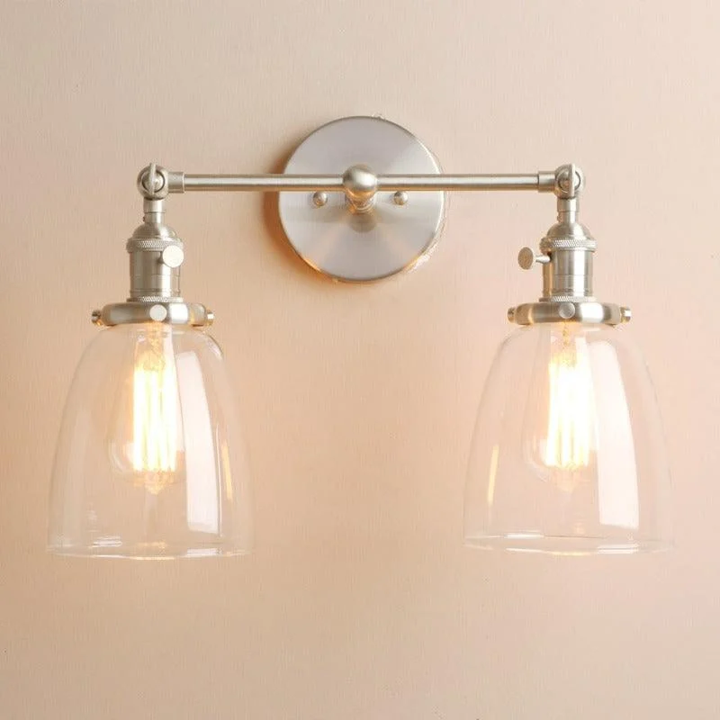 Two-Bulb Sedona Vintage Wall Sconce -Bathlova