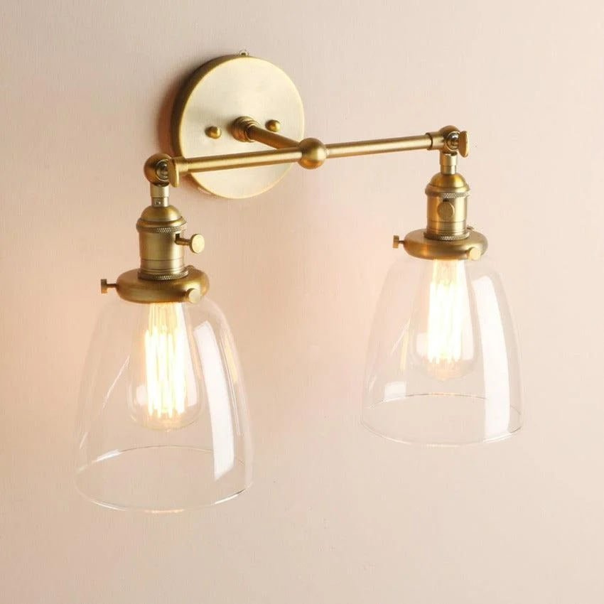 Two-Bulb Sedona Vintage Wall Sconce -Bathlova