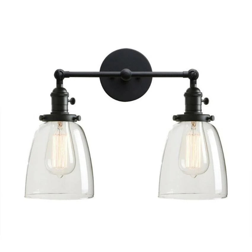 Two-Bulb Sedona Vintage Wall Sconce -Bathlova