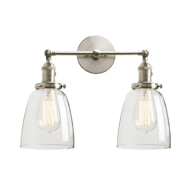 Two-Bulb Sedona Vintage Wall Sconce -Bathlova