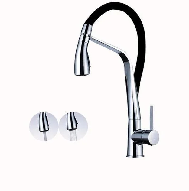 Two Function Kitchen Deck Mounted Pull Down Tap -Bathlova