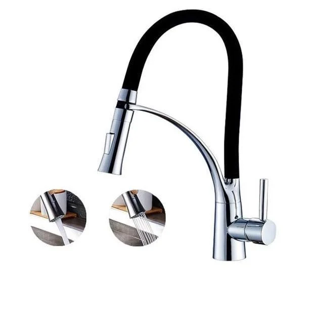 Two Function Kitchen Deck Mounted Pull Down Tap -Bathlova