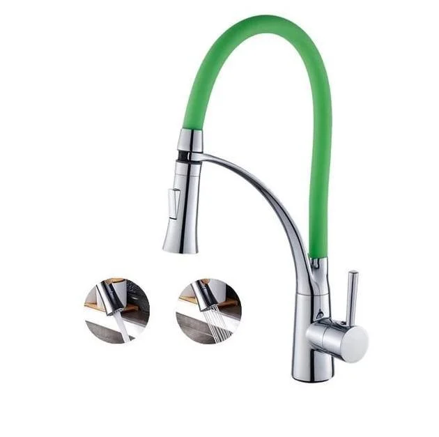 Two Function Kitchen Deck Mounted Pull Down Tap -Bathlova