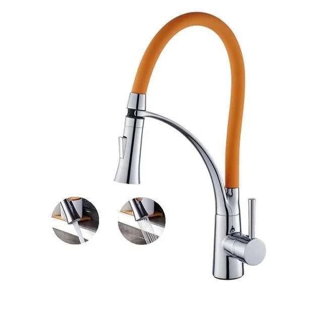 Two Function Kitchen Deck Mounted Pull Down Tap -Bathlova