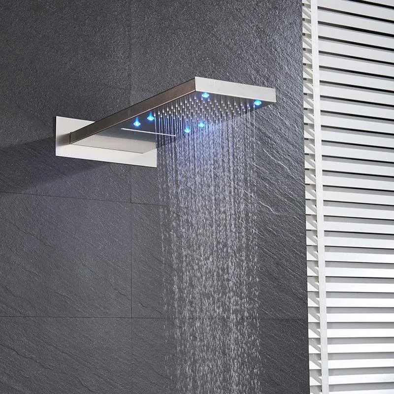 Two Functions Wall Mounted Chrome Stainless steel Rainfall Shower Head -Bathlova