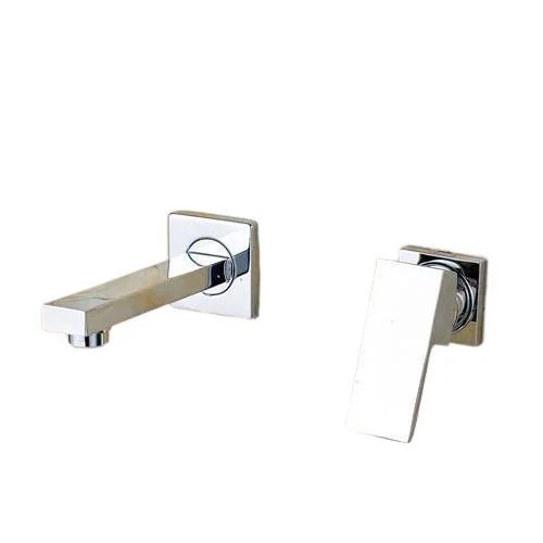 Two Holes Concealed Wall Mount Basin Tap -Bathlova