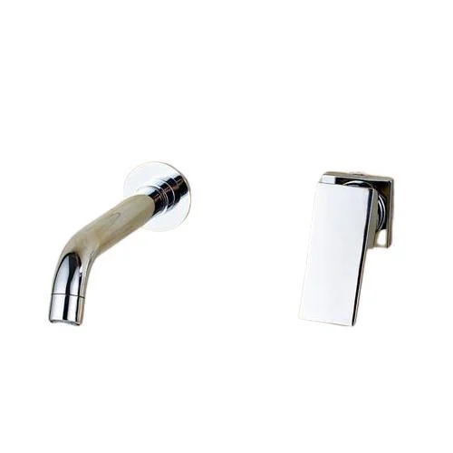 Two Holes Concealed Wall Mount Basin Tap -Bathlova